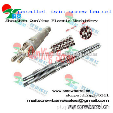SJSZ China Twin paralelo barril e parafuso para máquina plástica